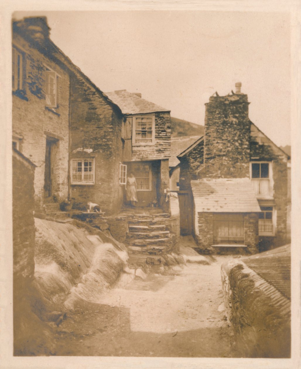 Stary Dom Przemytników - Polperro, 1927 autorstwa Unbekannt