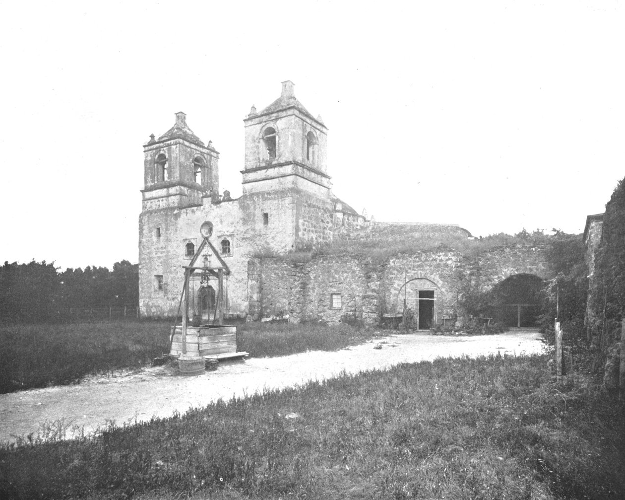 Stara misja hiszpańska, San Antonio, Teksas, USA, ok. 1900. autorstwa Unbekannt
