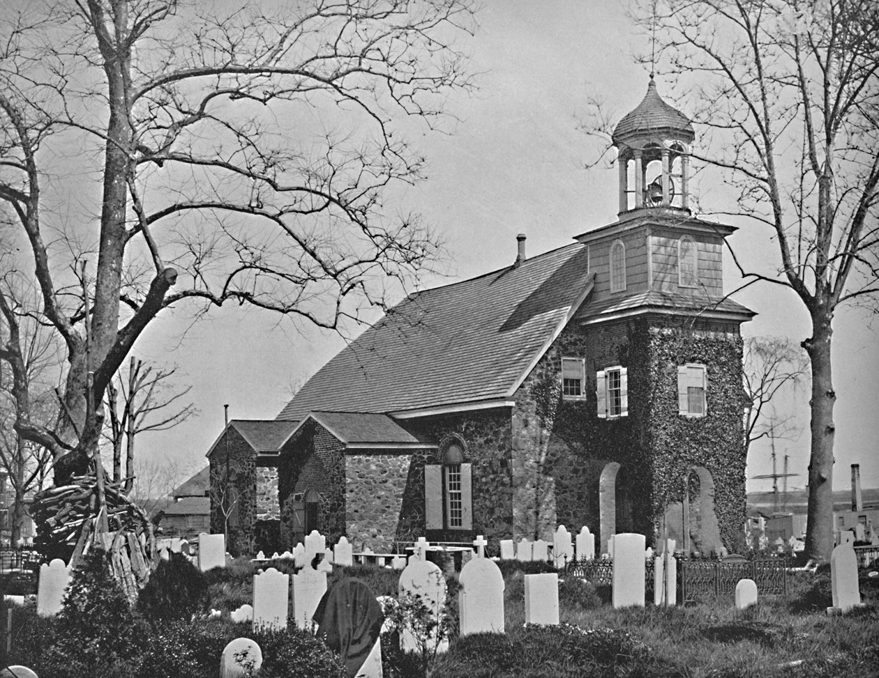 Kościół Starych Szwedów, Wilmington, Del, c1897. autorstwa Unbekannt
