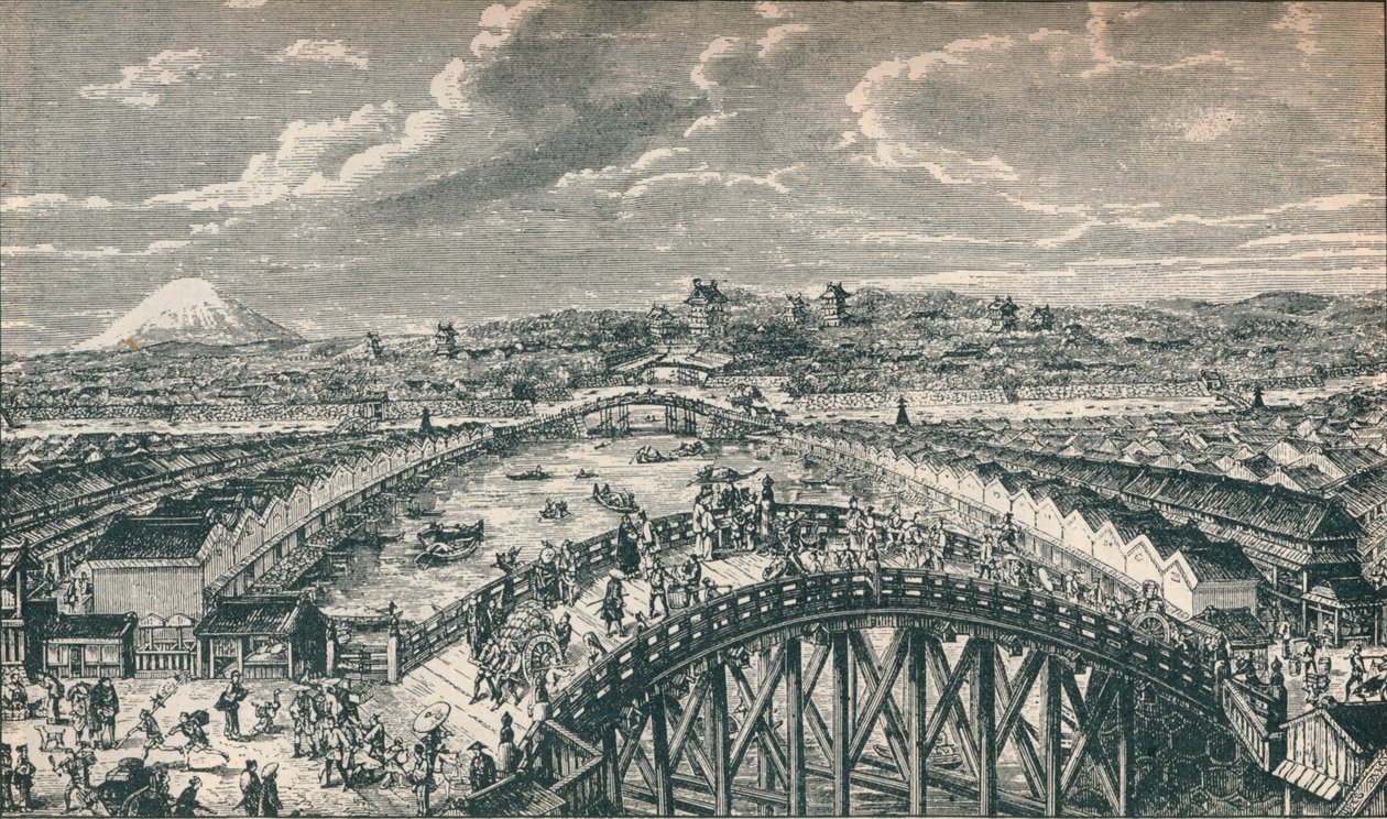 Stare Tokio: miasto Edo, siedziba rządu szogunów przez setki lat, 1907 autorstwa Unbekannt