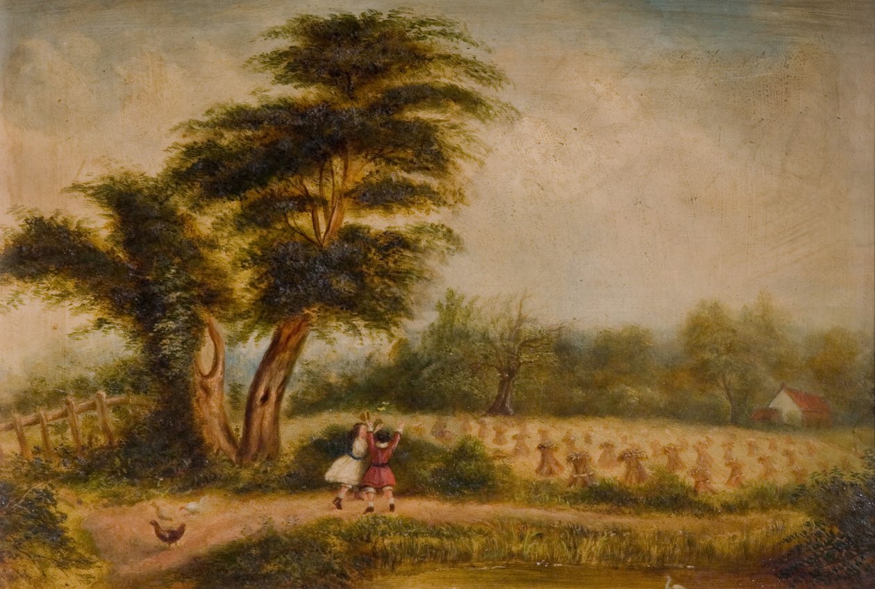 Stare drzewo w Alum Rock, 1840-1860. Ałun Rock, Birmingham. autorstwa Unbekannt