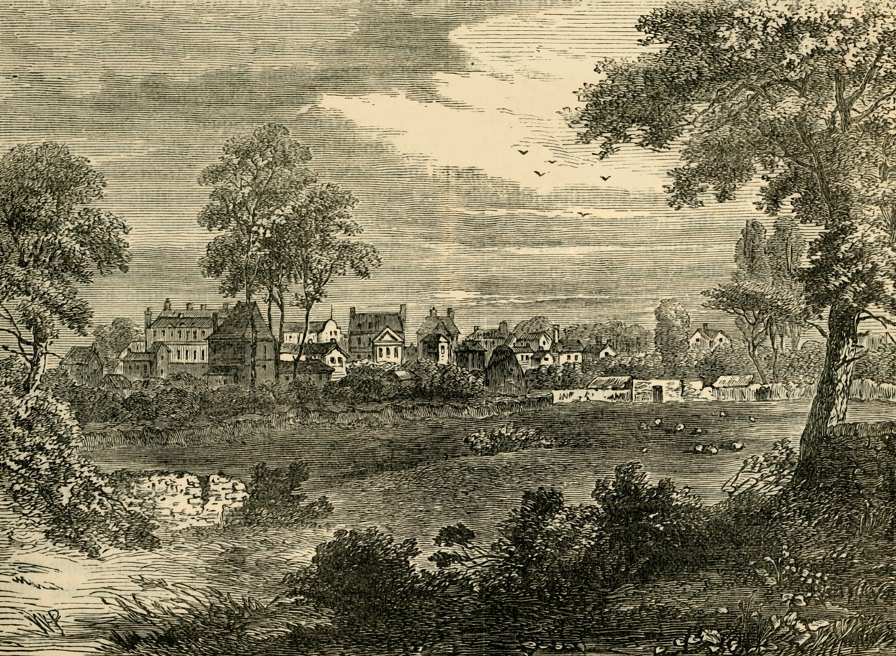 Stary Widok Kensington, około 1750, c1876. autorstwa Unbekannt