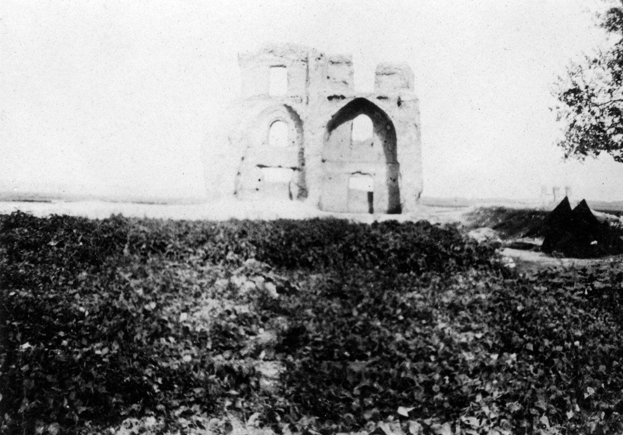 Stare ruiny nad brzegiem Tygrysu, Mosul, Mezopotamia, 1918 autorstwa Unbekannt