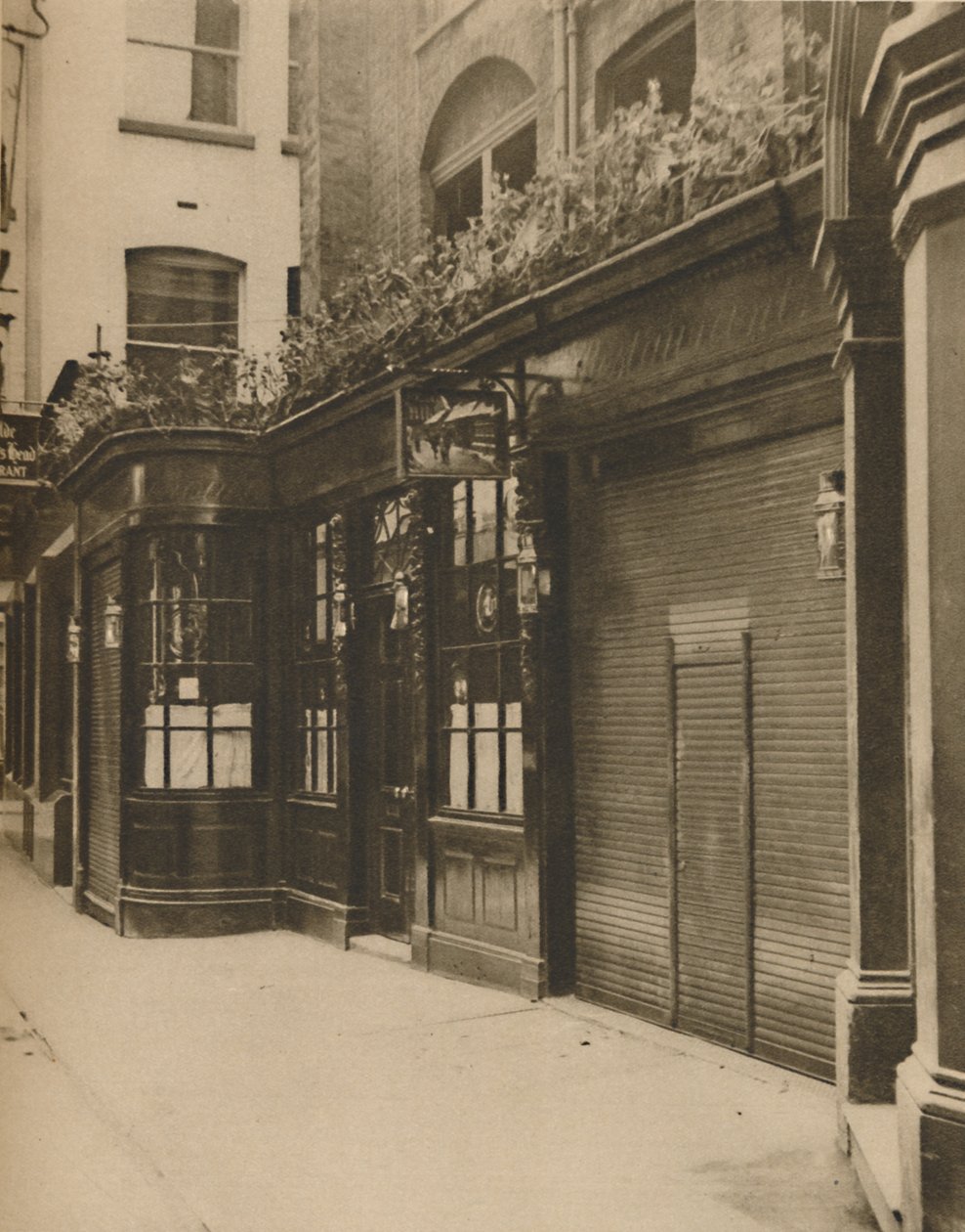 Olde Dr. Butlers Head, założona w Masons Avenue w 1616, c1935. autorstwa Unbekannt