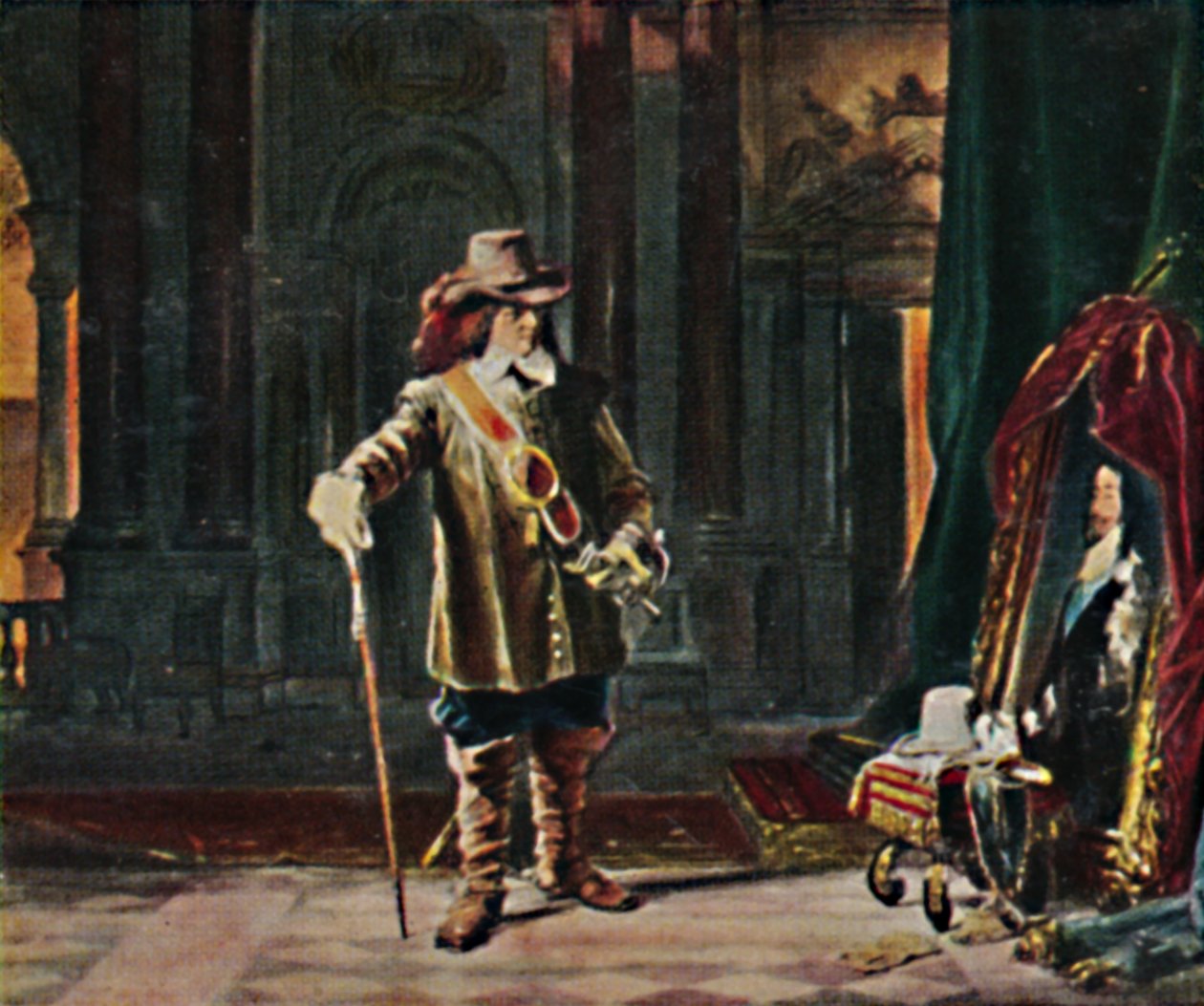 Olivera Cromwella 1599-1658. - Obraz Schradera, 1934. autorstwa Unbekannt