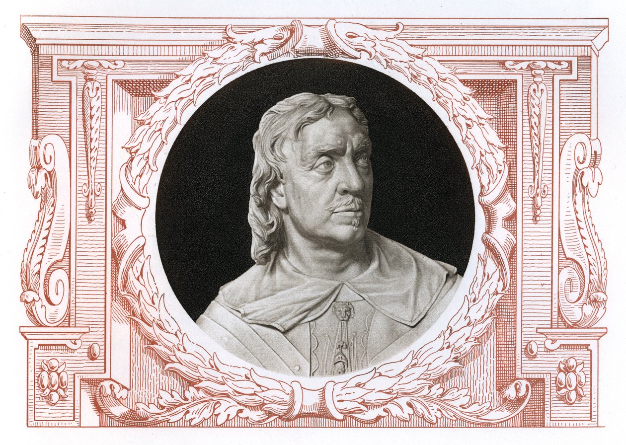 Oliver Cromwell, 1599-1658, angielski przywódca wojskowy i polityk, 1899 autorstwa Unbekannt