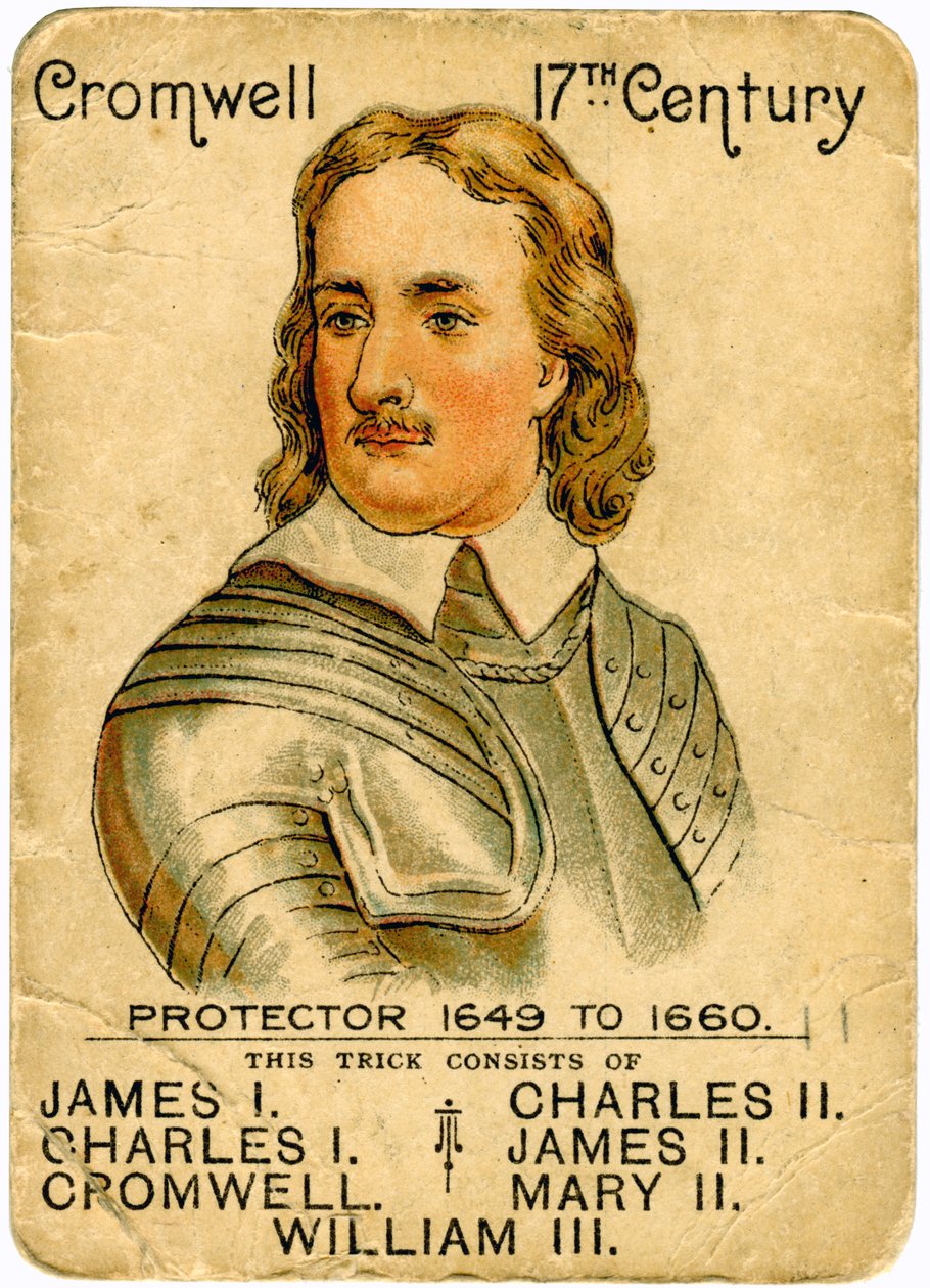 Oliver Cromwell 1599-1658, Lord Protektor Anglii, 1901-1910 autorstwa Unbekannt