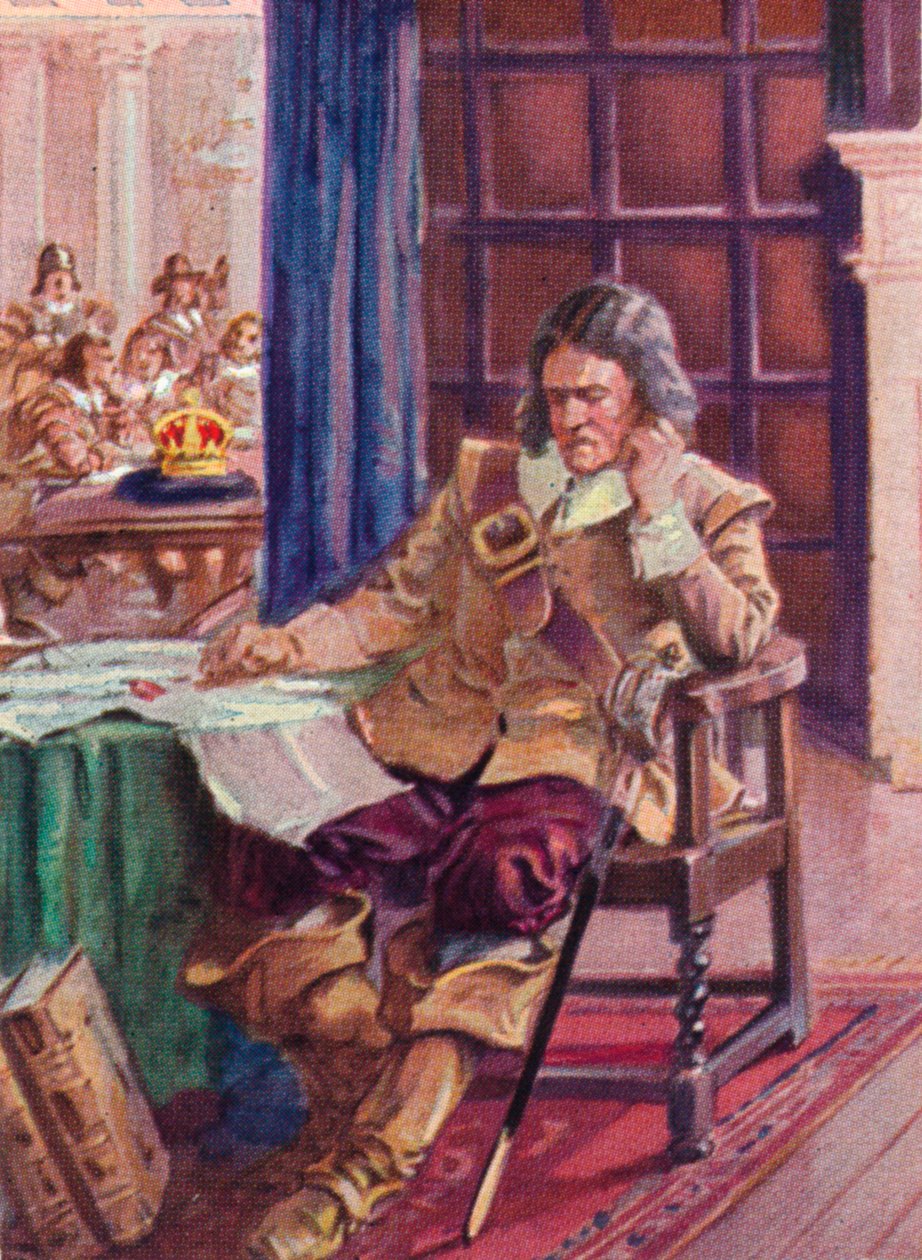 Oliver Cromwell 1599-1658 odmawiający korony, 1937 autorstwa Unbekannt