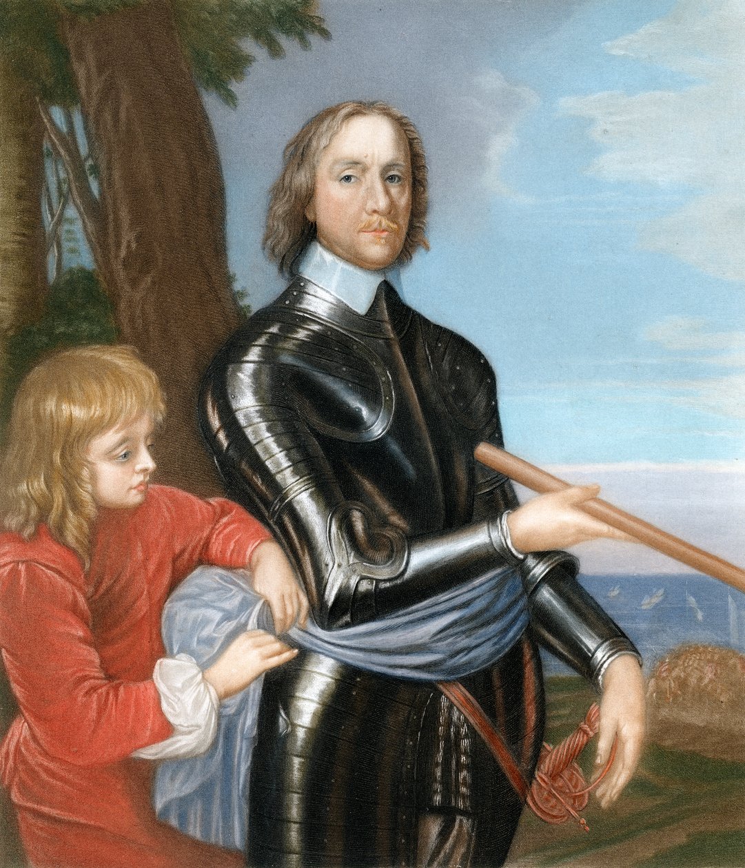 Oliver Cromwell, angielski przywódca wojskowy i polityk, 1649, 1899 autorstwa Unbekannt