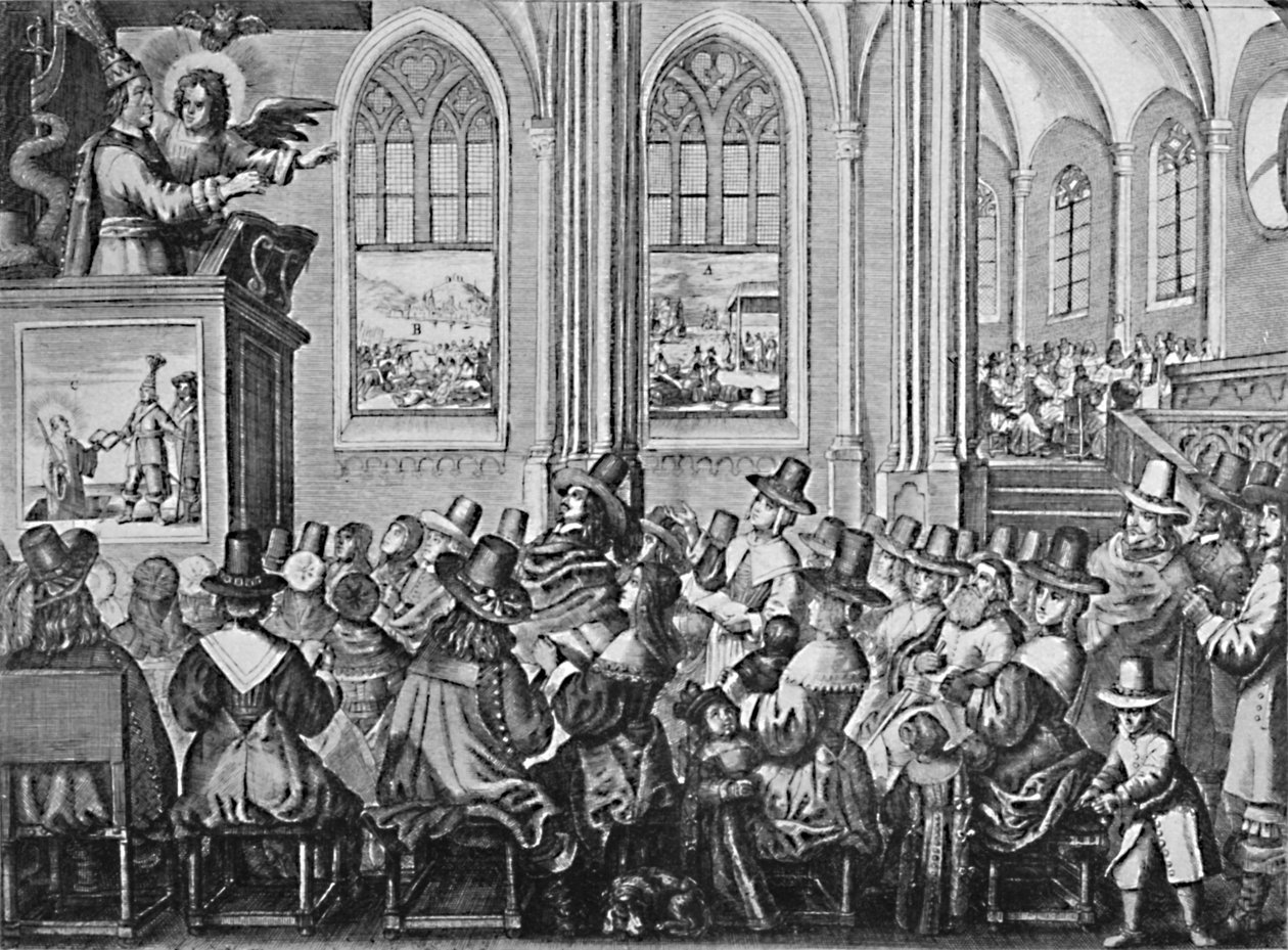 Przepowiadanie Olivera Cromwella, c1650, 1903 autorstwa Unbekannt