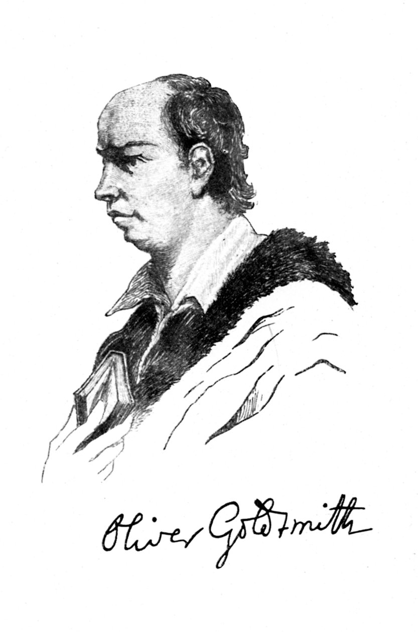 Oliver Goldsmith, irlandzki pisarz, poeta i lekarz, 1912 autorstwa Unbekannt