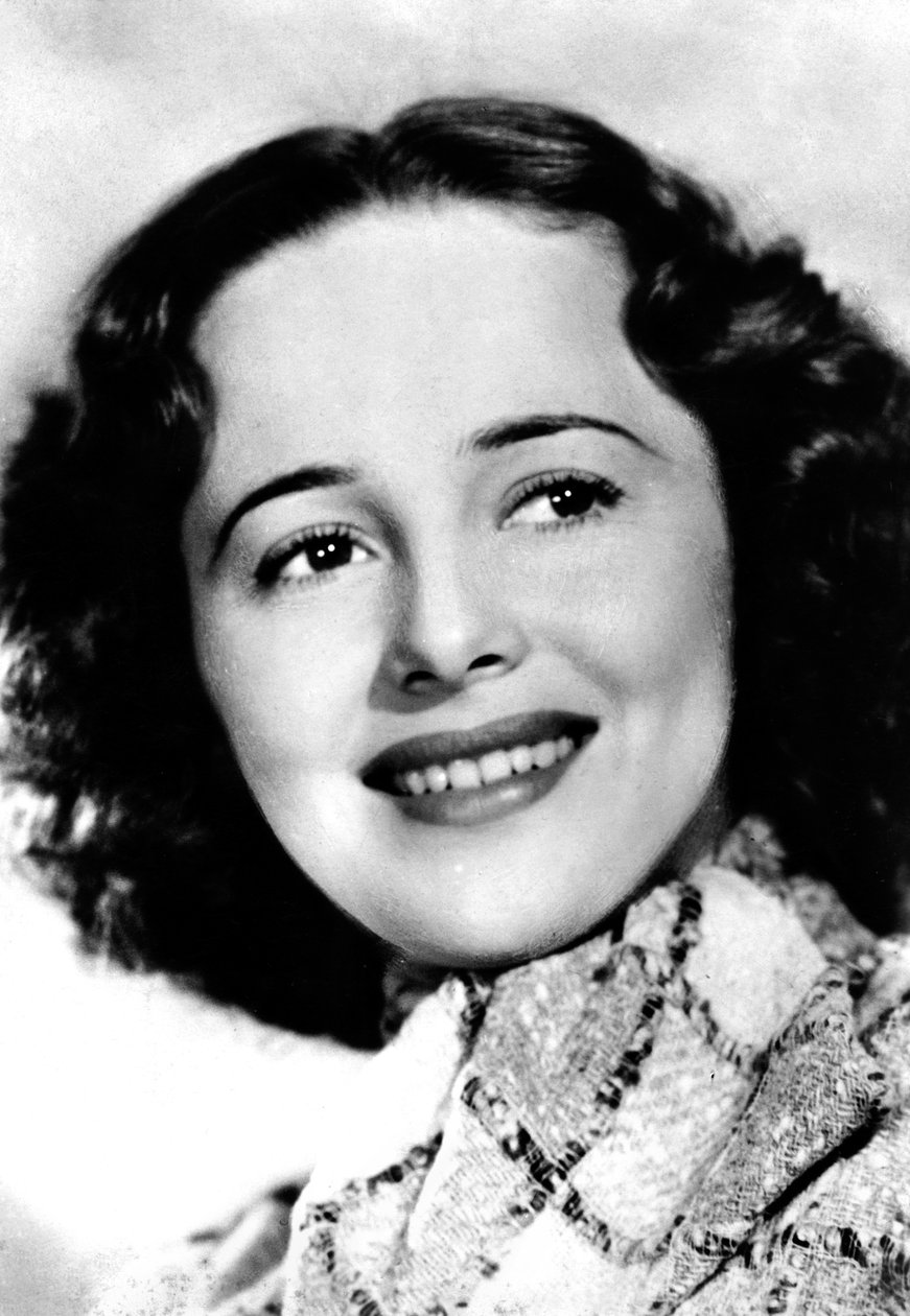 Olivia de Havilland ur. 1916, amerykańska aktorka, lata 30.-40 autorstwa Unbekannt