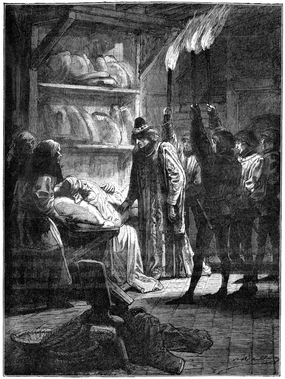 Olivier de Clisson opowiada królowi, który próbował go zamordować, 1898 autorstwa Unbekannt
