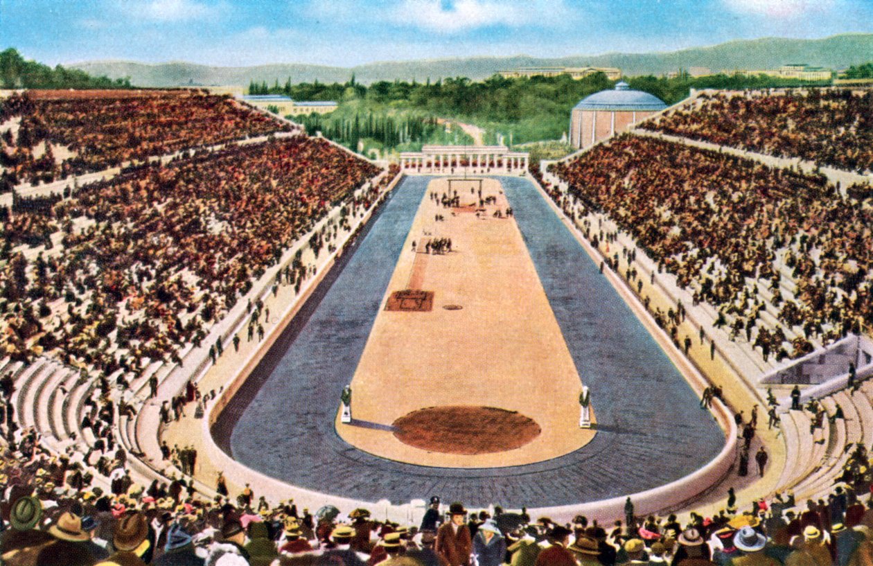 Stadion olimpijski, Ateny, 1906, 1936 autorstwa Unbekannt