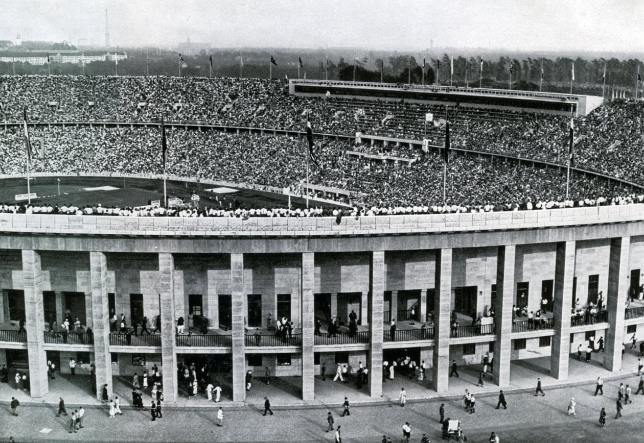 Stadion Olimpijski, Berlin, 1936 autorstwa Unbekannt