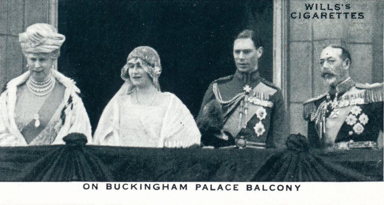 Na balkonie Pałacu Buckingham, 1923 1937 autorstwa Unbekannt
