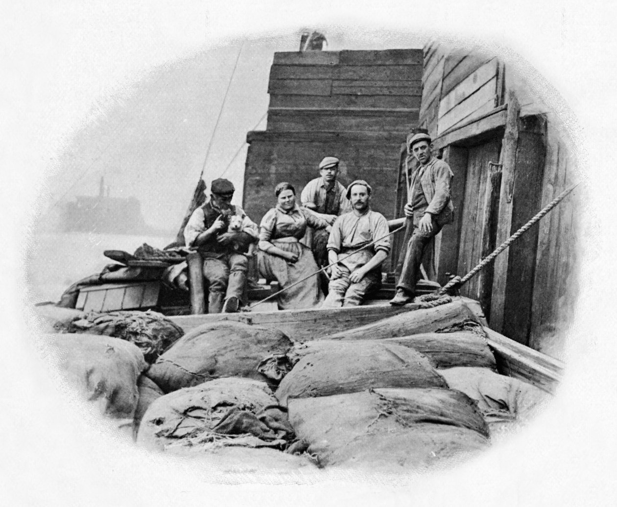 Na pokładzie zapalniczki, Londyn, c1900 1903 autorstwa Unbekannt