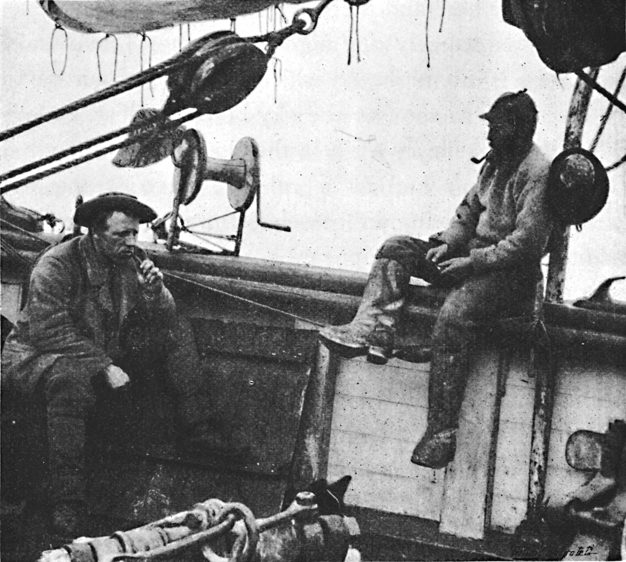 Na rufowym pokładzie Fram Październik 1894, 1894 1897 autorstwa Unbekannt