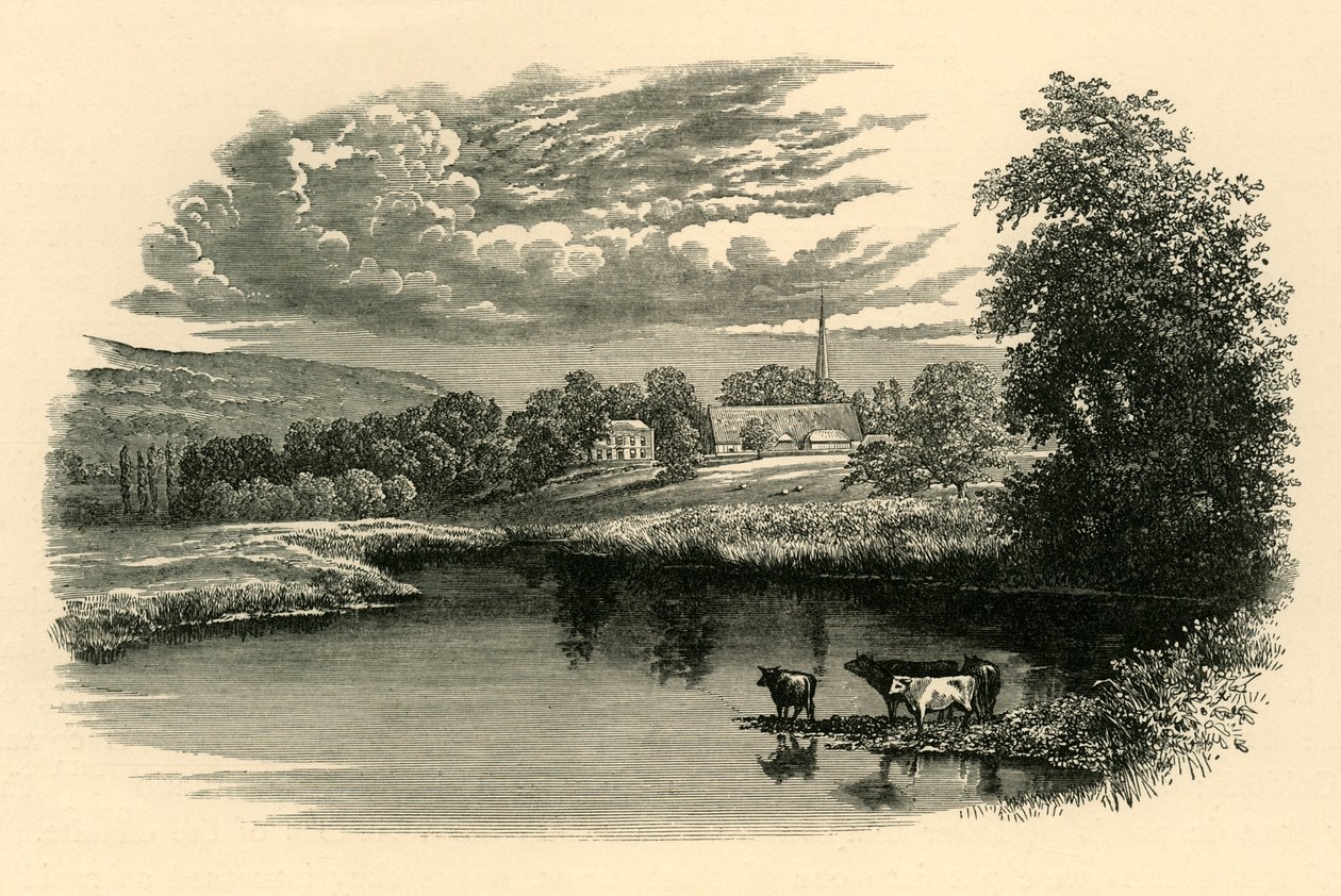 Nad rzeką Avon, ok. 1890 r. autorstwa Unbekannt