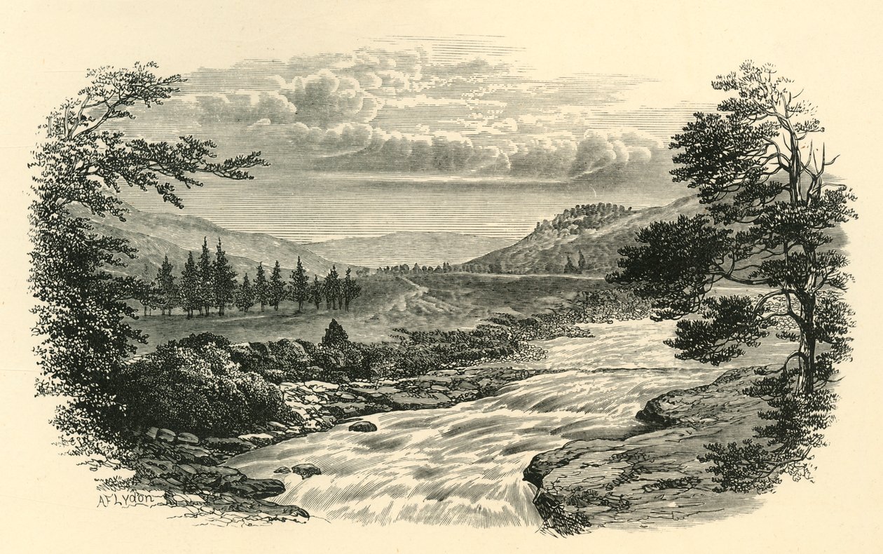 Na Dee, Szkocja, ok. 1890 r. autorstwa Unbekannt