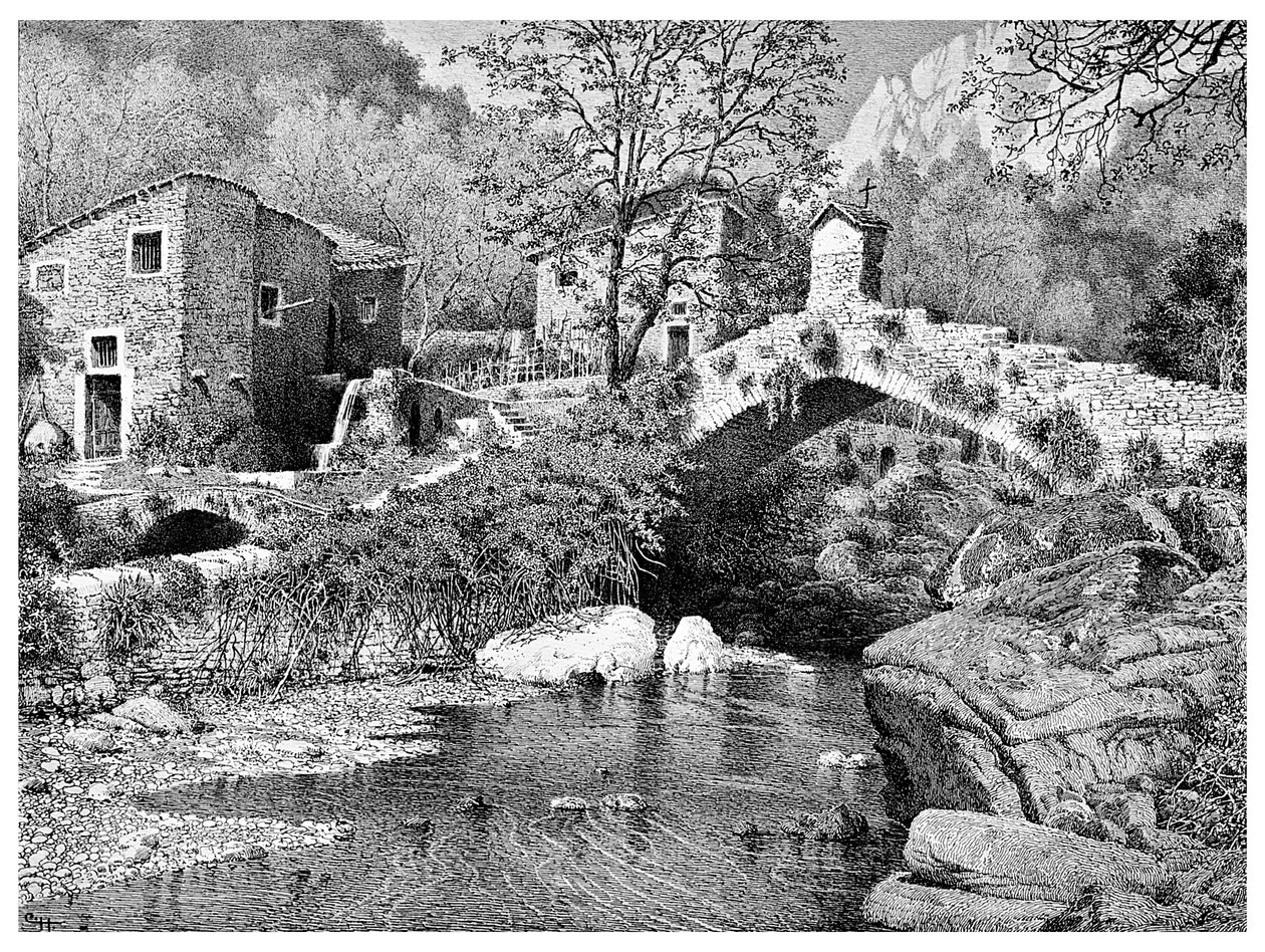 W drodze do Ceriana, San Remo, 1901 autorstwa Unbekannt