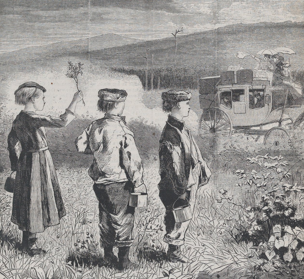 W drodze do Lake George Appletona Journal, tom. I, 24 lipca 1869 r. autorstwa Unbekannt