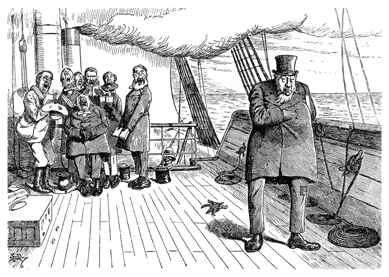 Oom-poleon Boer-naparte na pokładzie zamku Highbury, 1901 autorstwa Unbekannt