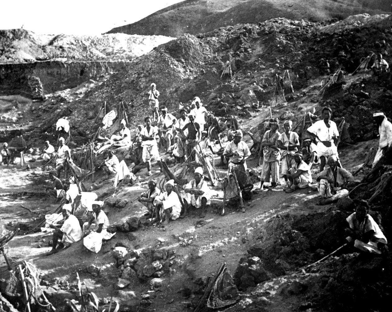 Kopalnia odkrywkowa, Korea, 1900 autorstwa Unbekannt