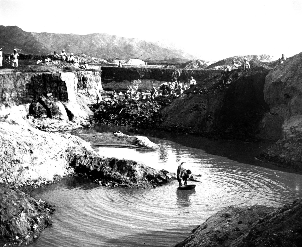 Kopalnia odkrywkowa, Korea, 1900 autorstwa Unbekannt