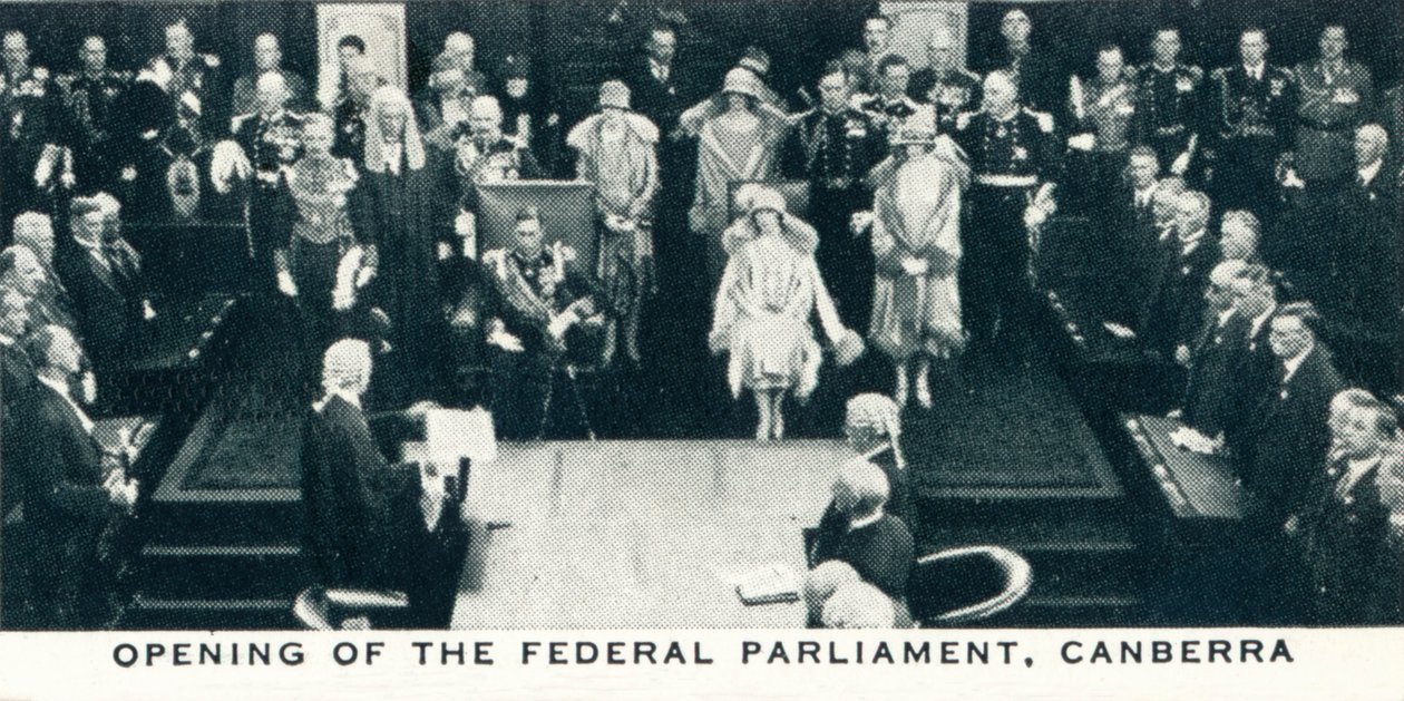 Otwarcie Parlamentu Federalnego, Canberra, 1927 1937 autorstwa Unbekannt