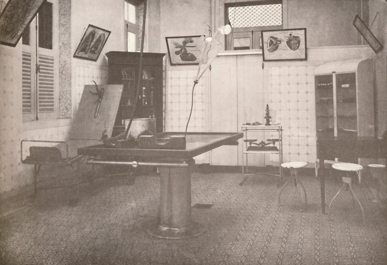 Sala Operacyjna Służby Medyczno-Prawnej, 1914 autorstwa Unbekannt