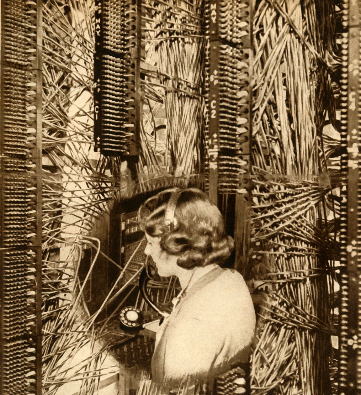 Operator na giełdzie Mayfair, 1932, 1933. autorstwa Unbekannt