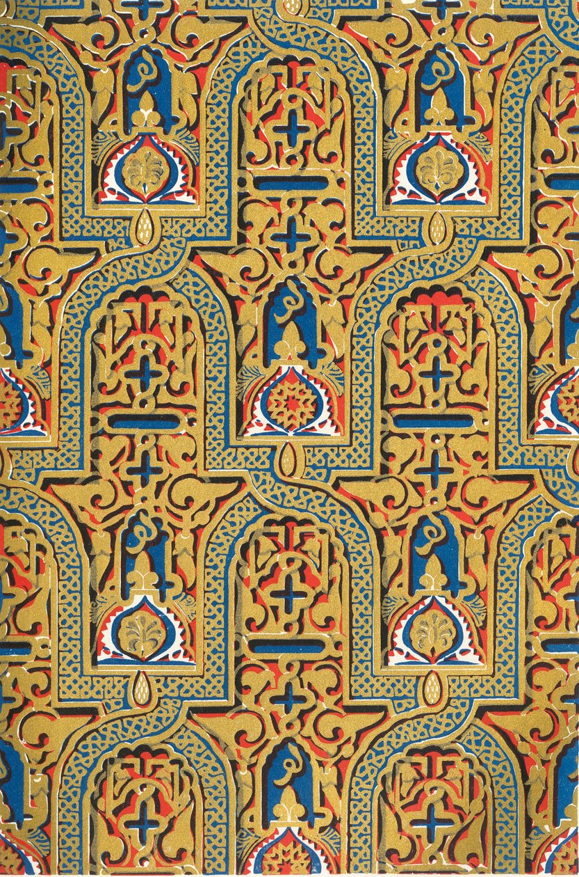 Zdobienia na panelach, Sala Ambasadorów, 1907. autorstwa Unbekannt