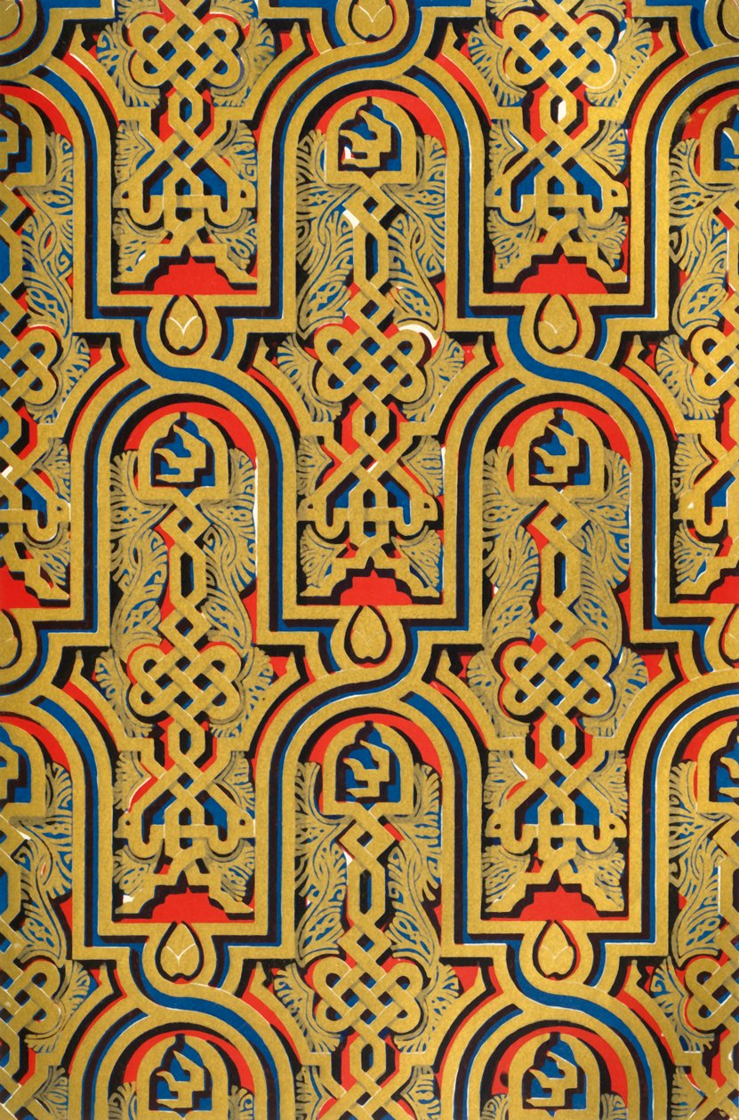 Zdobienia na panelach, Sala Ambasadorów, 1907. autorstwa Unbekannt