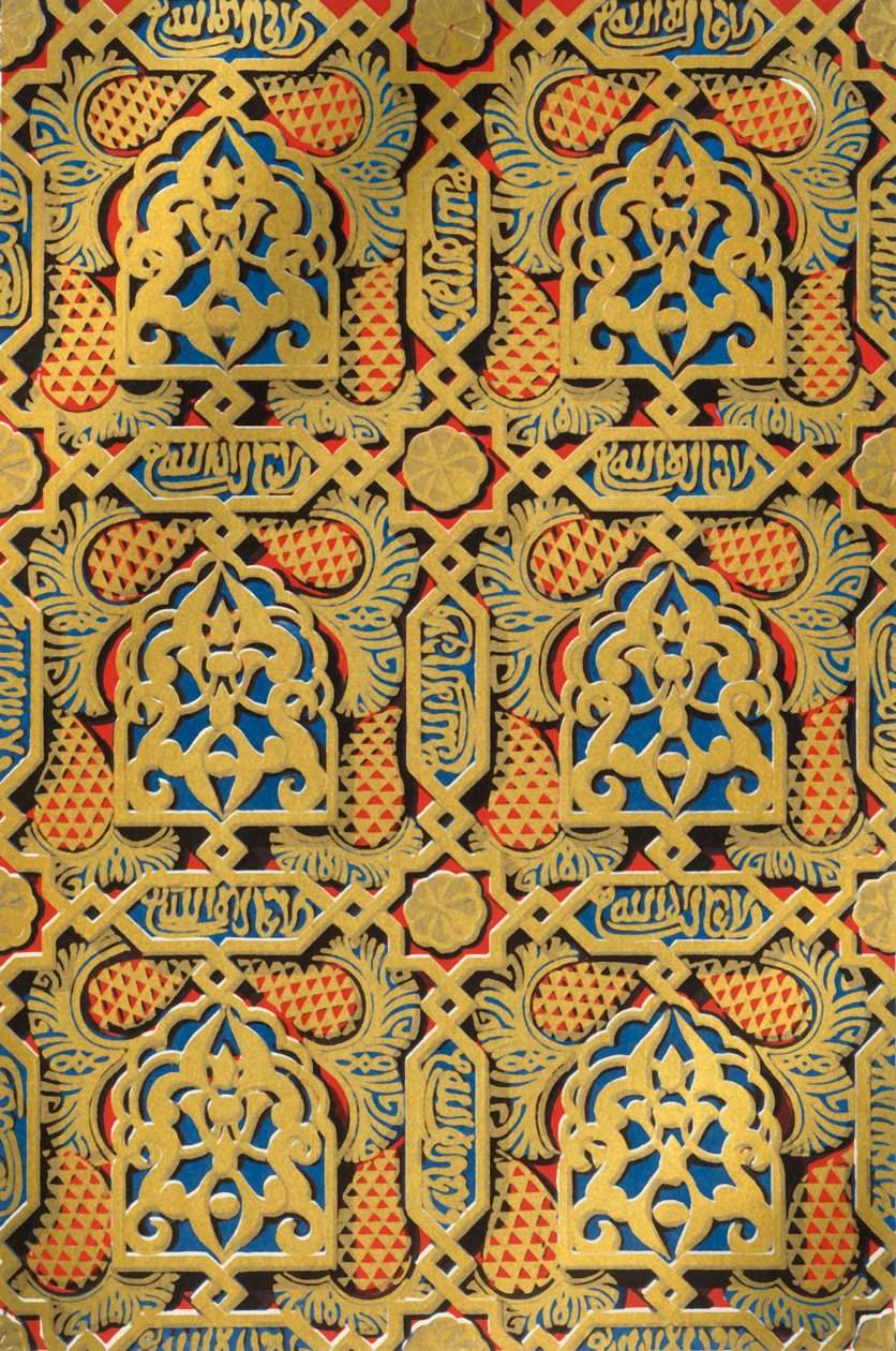 Zdobienia na panelach, Sala Ambasadorów, 1907. autorstwa Unbekannt