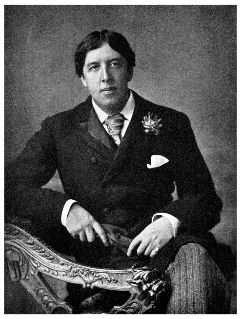 Oscar Wilde, urodzony w Irlandii dramaturg i dowcip, ok. 1891 1956 r autorstwa Unbekannt