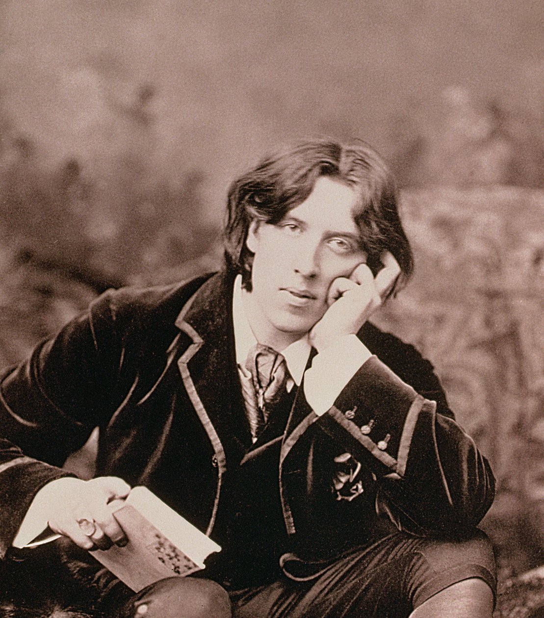 Oscar Wilde, irlandzki dramaturg i dowcip, 1882 autorstwa Unbekannt