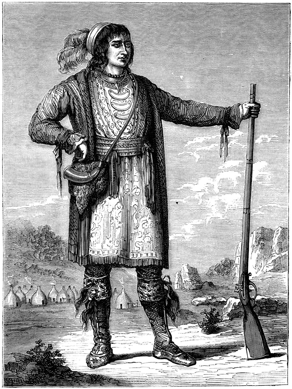 Osceola, wódz Seminoles, ok. 1837 ok. 1880 autorstwa Unbekannt