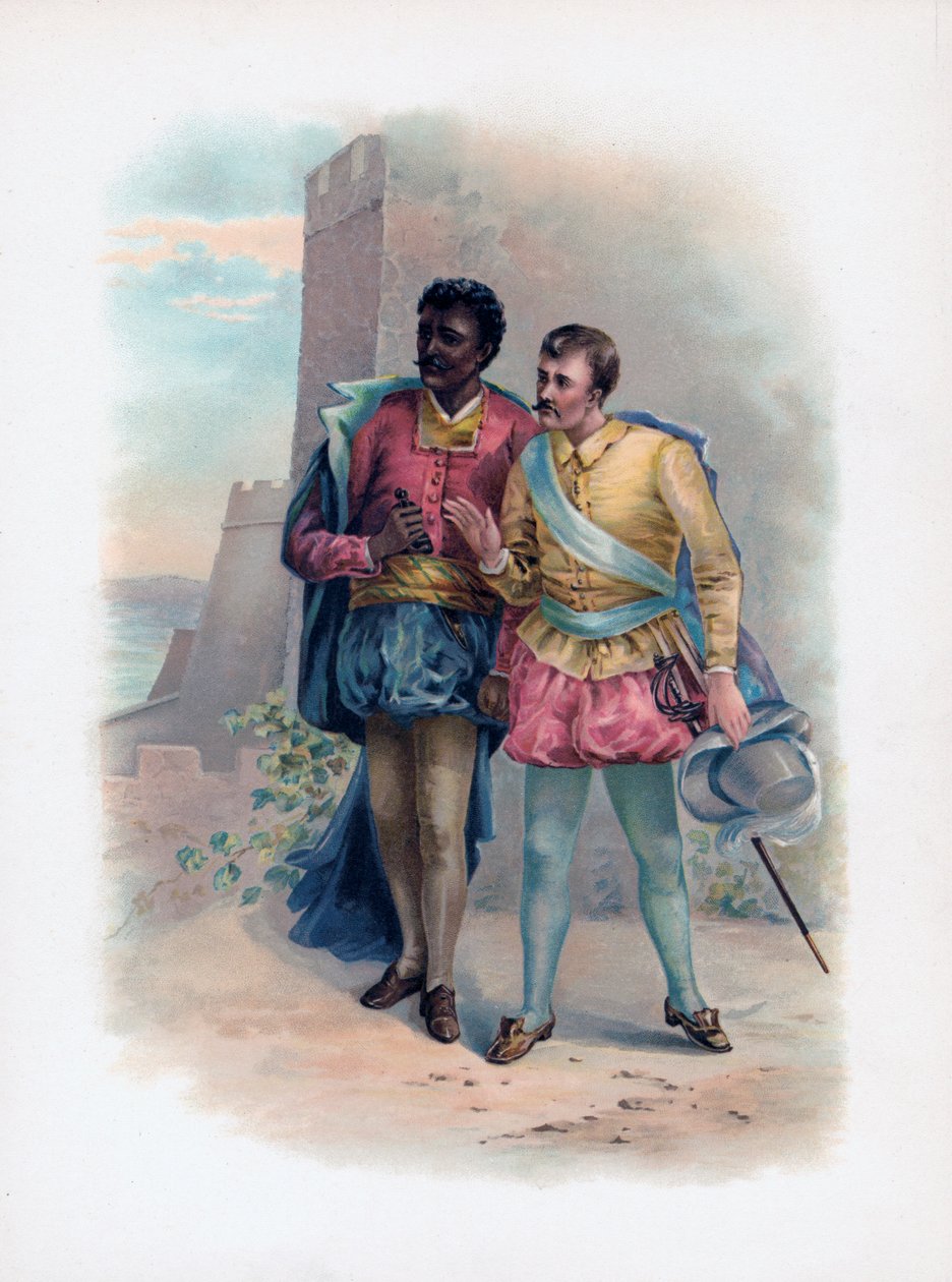 Otello i Iago, 1891 autorstwa Unbekannt