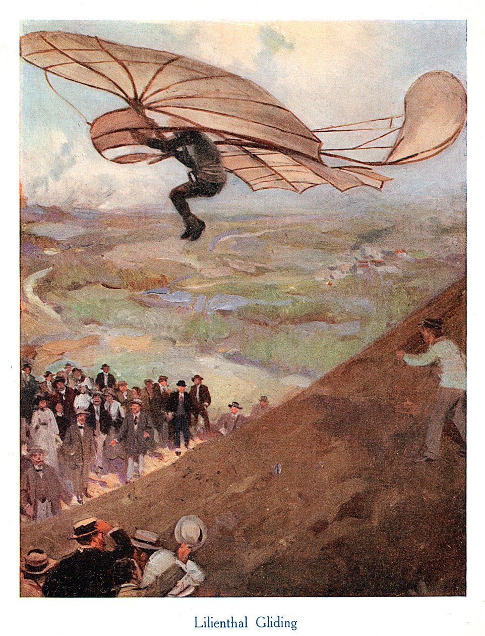 Otto Lilienthal, niemiecki aeronauta, początek XX wieku autorstwa Unbekannt