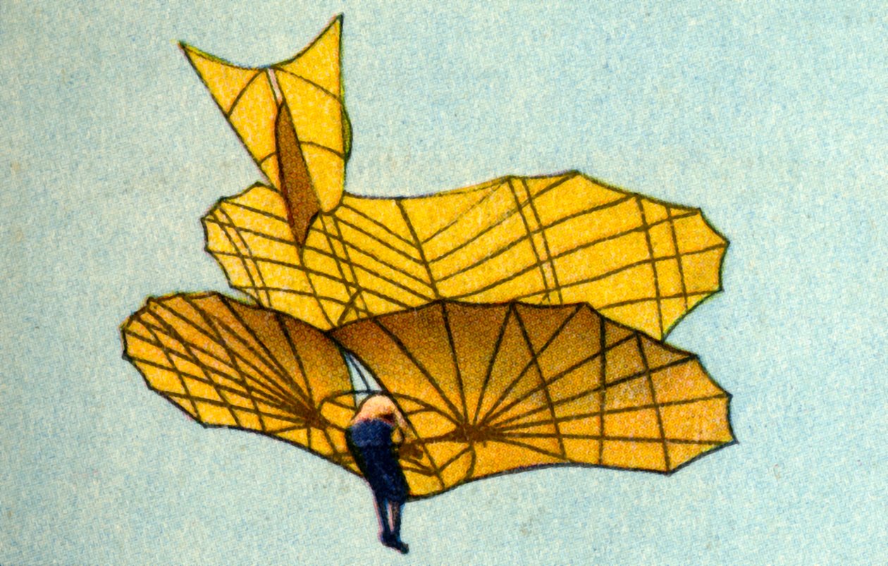 Szybowiec Otto Lilienthala, lata 90. XIX w., 1932 r. autorstwa Unbekannt
