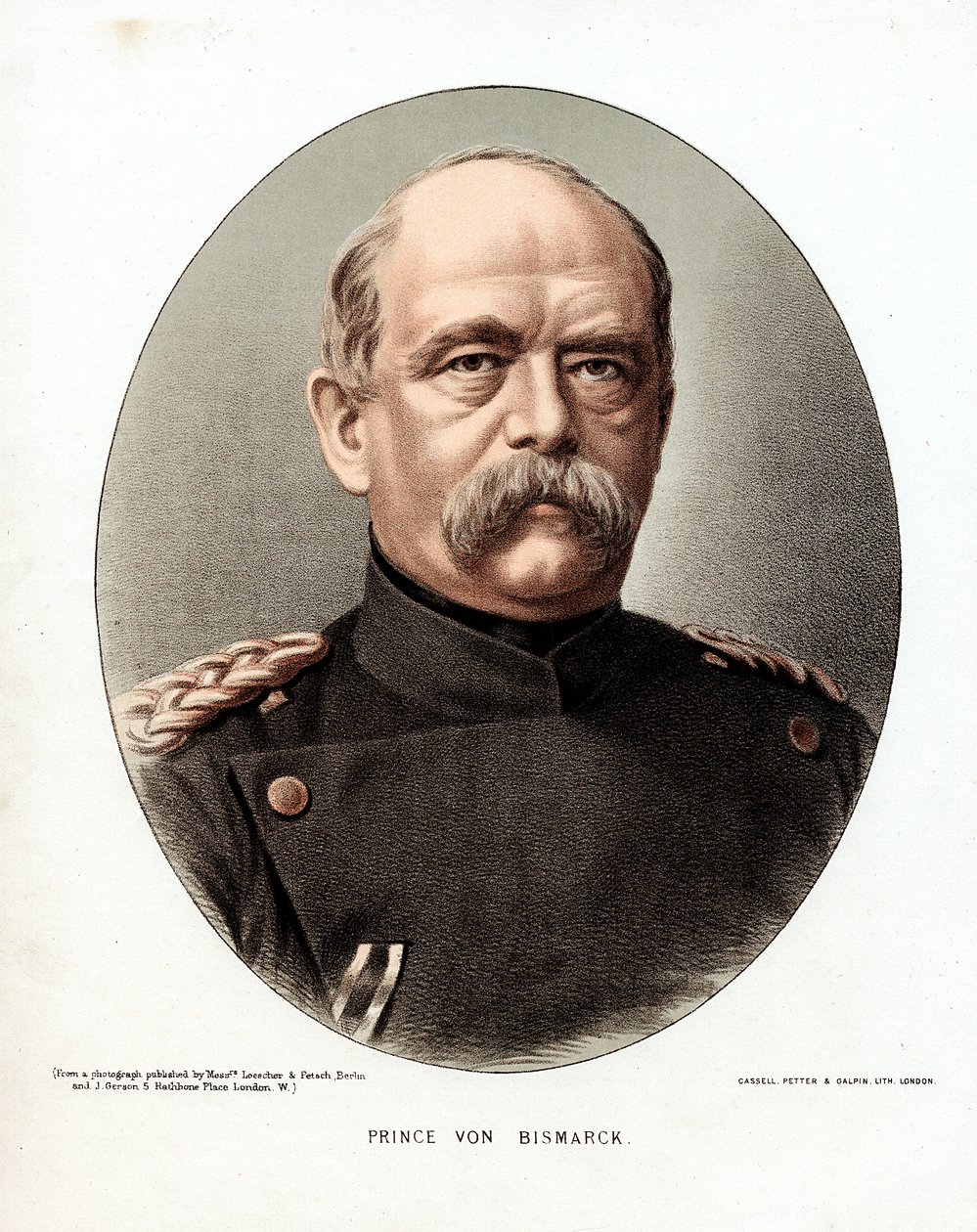 Otto von Bismarck, niemiecki mąż stanu, ok. 1880 r. autorstwa Unbekannt