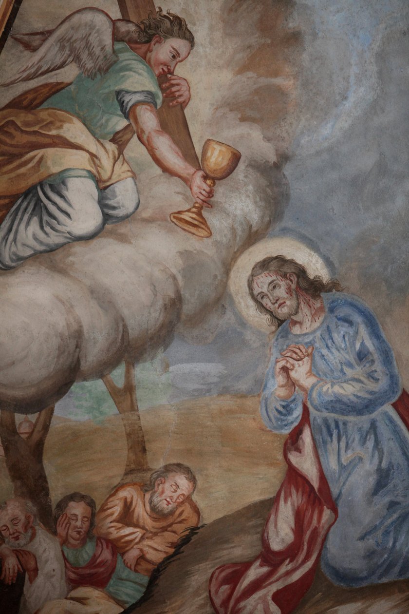 Kościół Matki Boskiej Wniebowziętej. Jezus modlący się w Getsemani Cordon Francja autorstwa Unbekannt