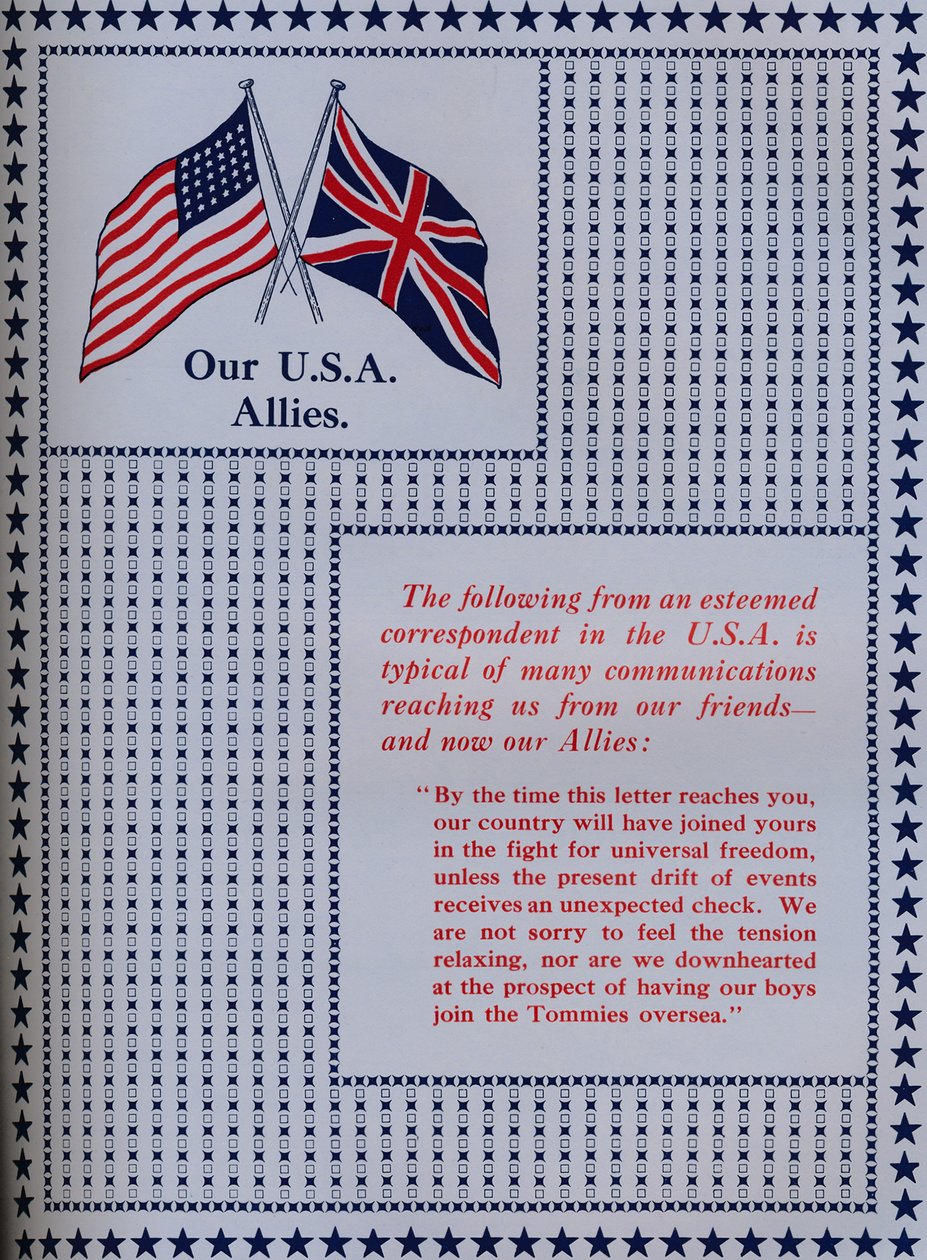 Nasi sojusznicy w USA, 1917 r. autorstwa Unbekannt