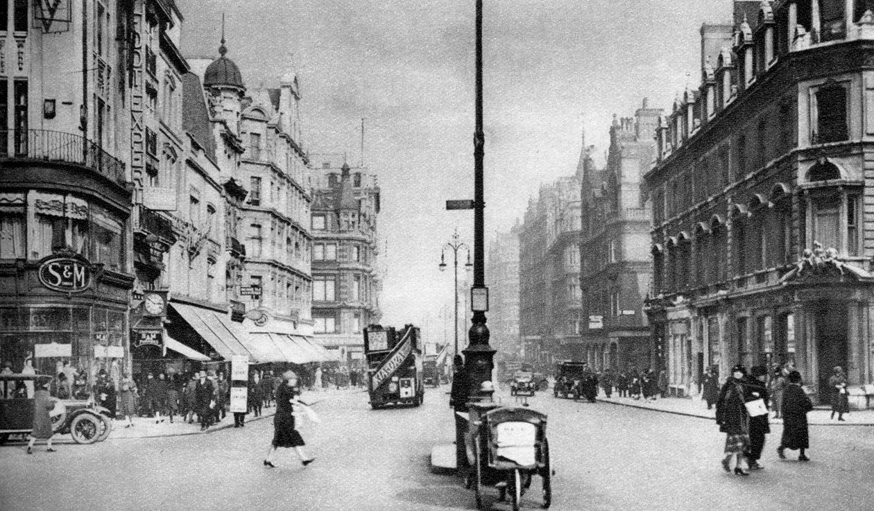 Oxford Street, Londyn, 1926 autorstwa Unbekannt