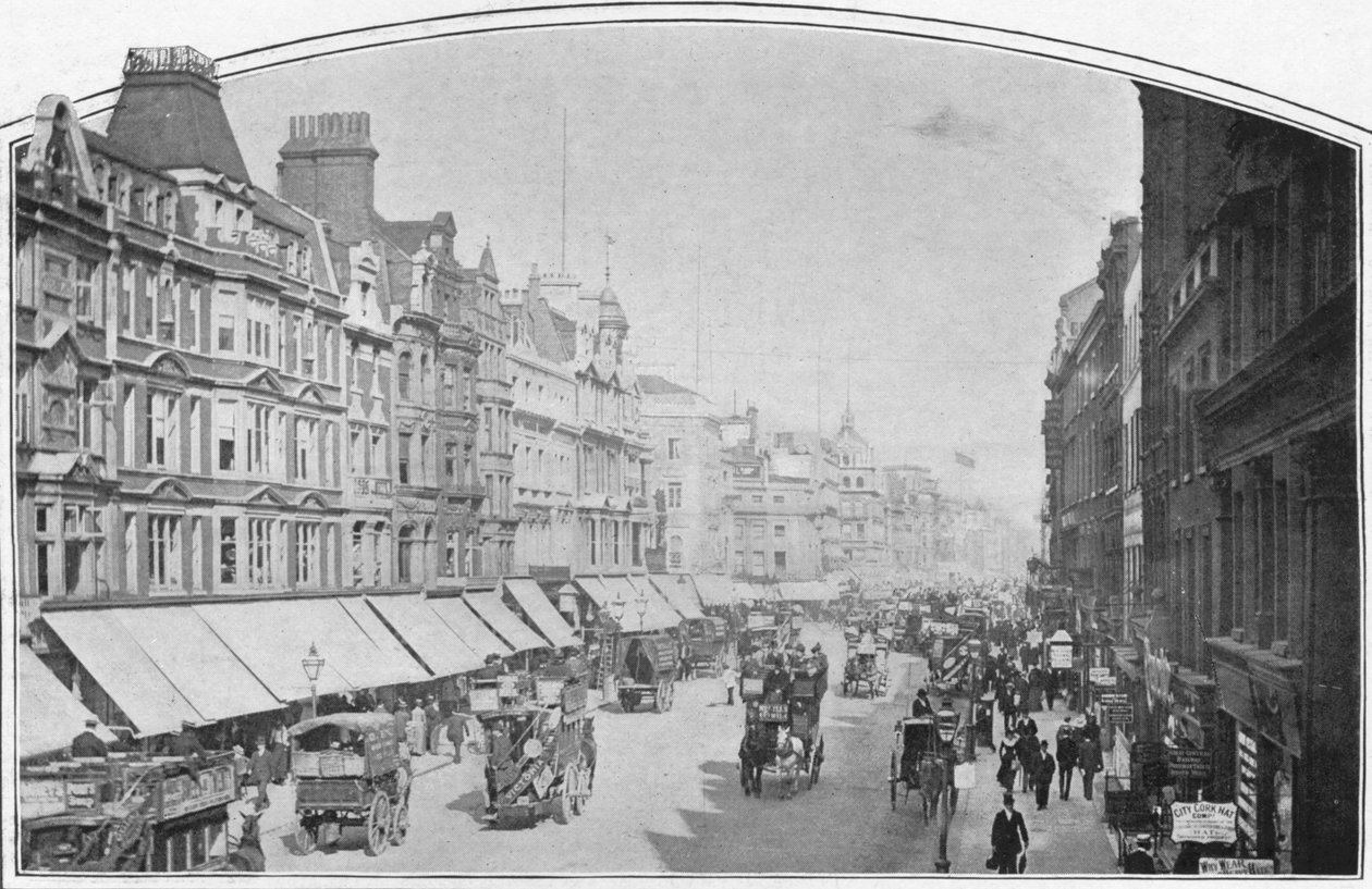 Oxford Street, Londyn, ok. 1900 1901 autorstwa Unbekannt