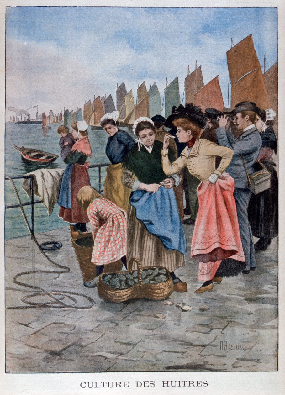 Sprzedawca ostryg, 1902 autorstwa Unbekannt
