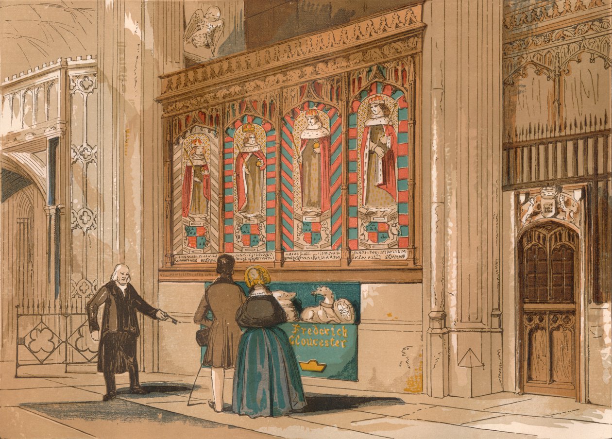 Malowany ekran, kaplica św. Jerzego, ok. 1845, 1864 r. autorstwa Unbekannt