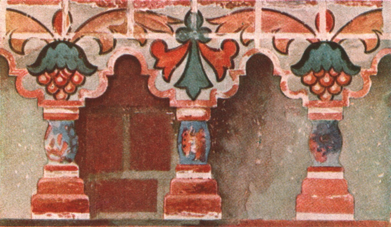 Malowana galeria w kościele Jana Chrzciciela w Tołszkowie w Jarosławiu, Rosja, c1695, 1928. autorstwa Unbekannt
