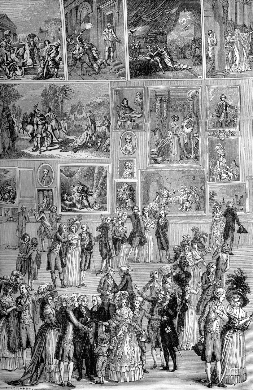 Wystawa malarstwa, Luwr, Paryż, 1737 1882-1884 autorstwa Unbekannt